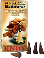 Original KNOX R�ucherkerzen - gebrannte Mandeln